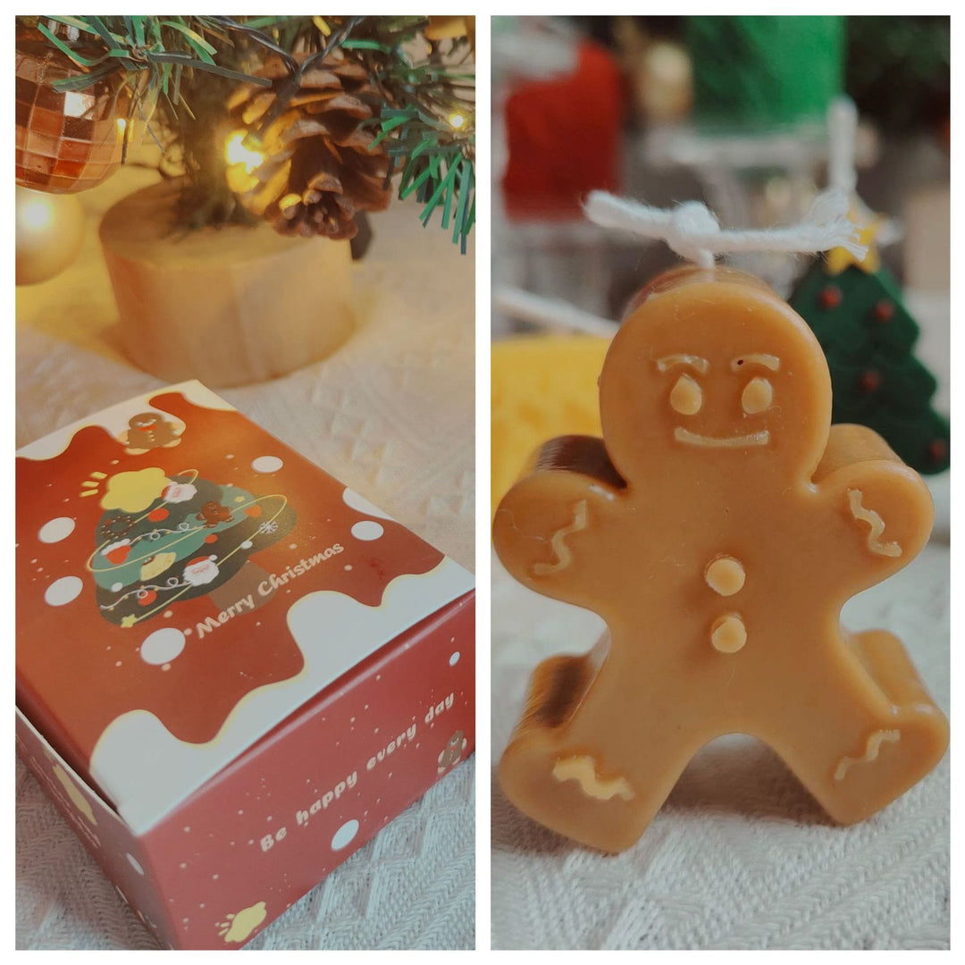Vela modelo galleta pastel navidad Olivenorma