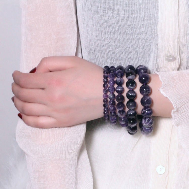 Pulsera de amatista Olivenorma : sanación, paz y tranquilidad 