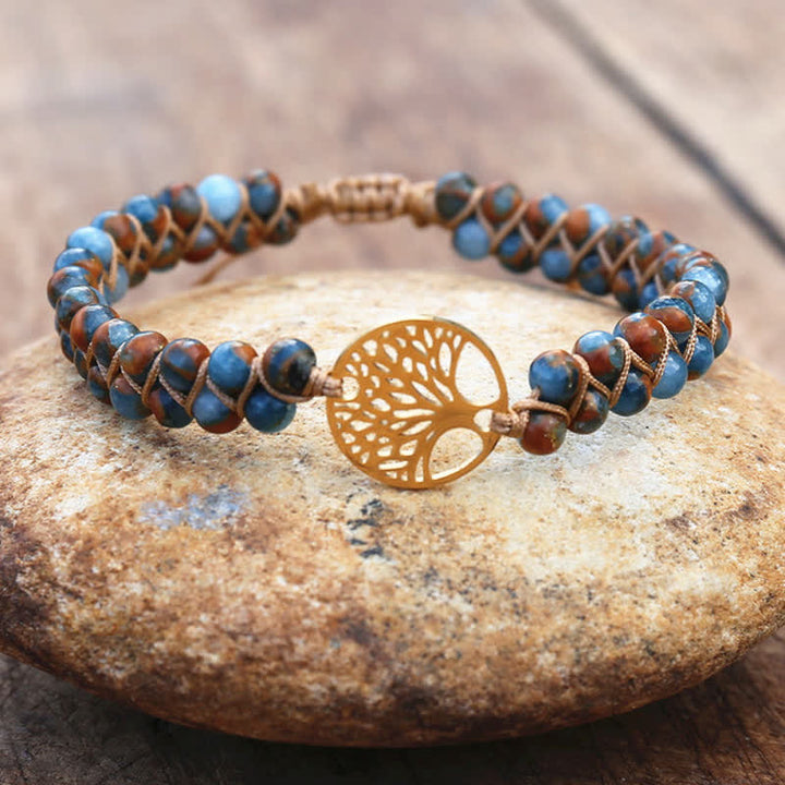 Pulsera de piedra de transformación y evolución espiritual de Olivenorma