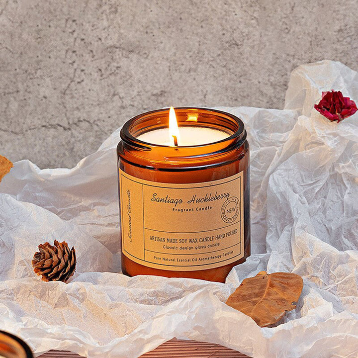 Velas de vidrio perfumadas sin humo Olivenorma para el hogar