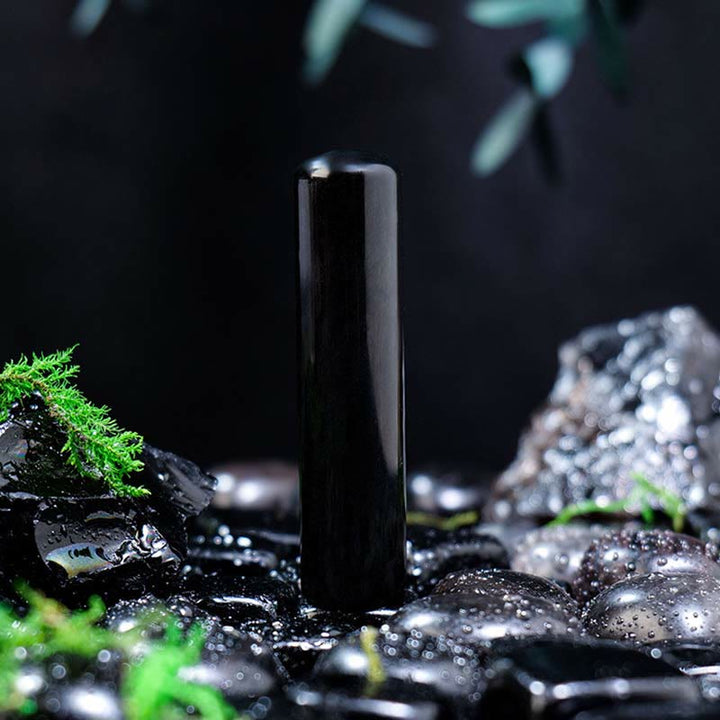Adorno cilíndrico de cristal de chakra natural de Olivenorma, decoración con piedras preciosas
