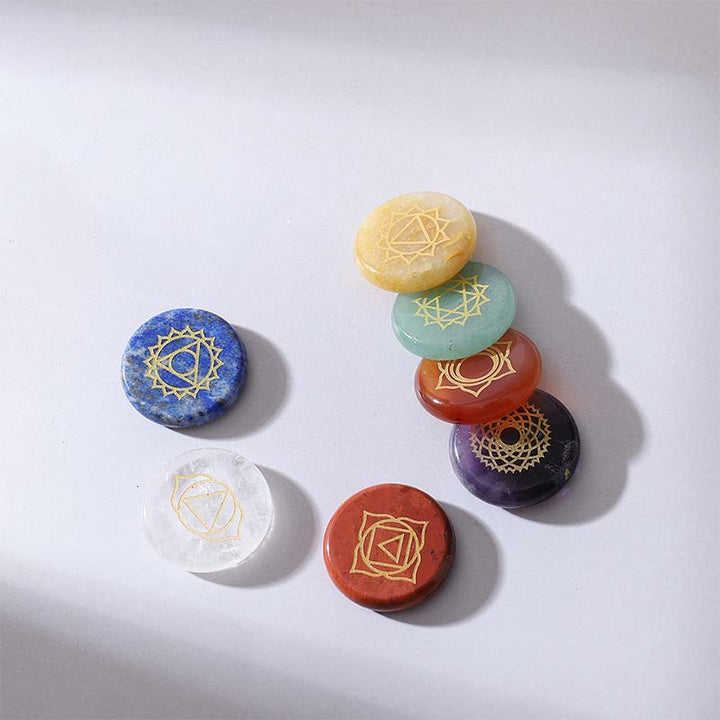 Juego de cristales para la curación de chakras