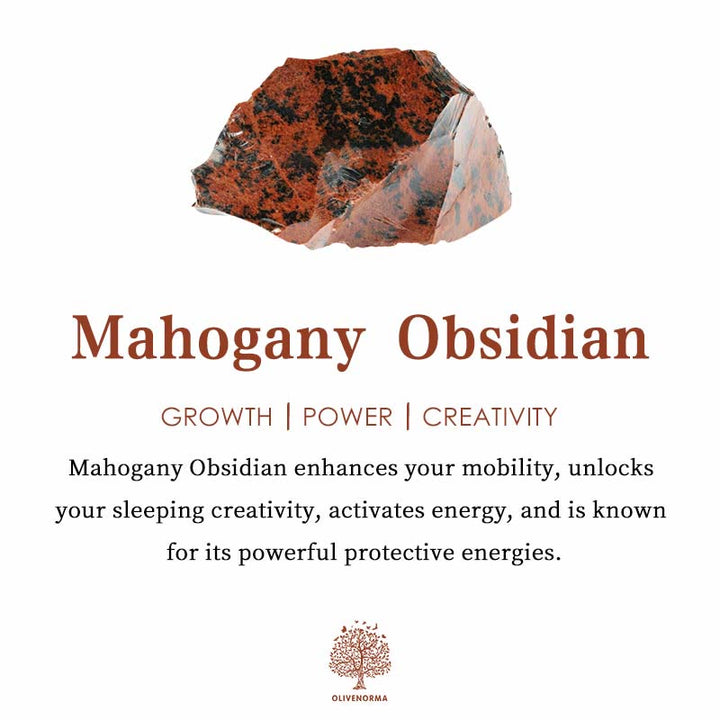 Piedra preciosa decorativa con forma de cabeza de dragón de ágata musgosa, obsidiana y caoba de Olivenorma. 