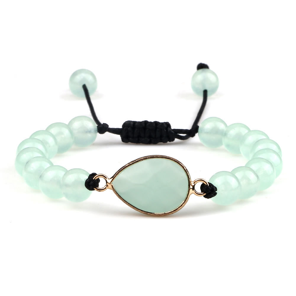 Pulsera de cuentas de opalita con piedra de ojo de gato de Olivenorma