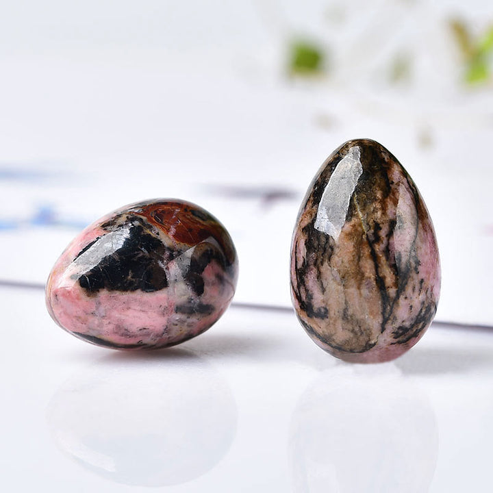 Huevos de cristal naturales energéticos de Olivenorma 