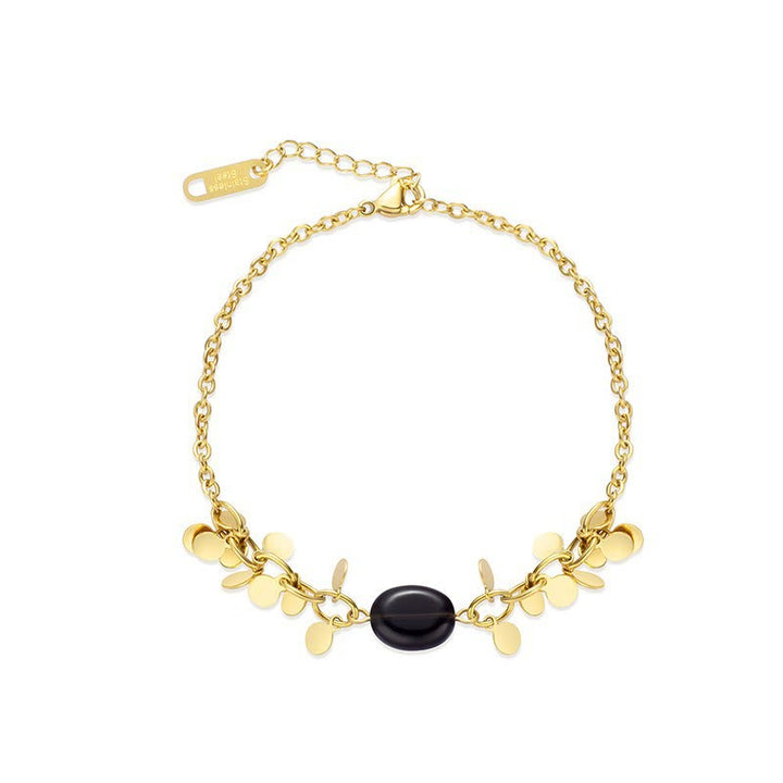 Juego de pulseras apilables con estrellas de turquesa natural de Olivenorma 