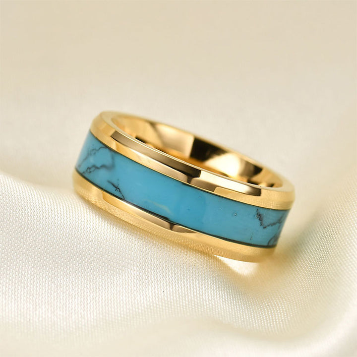 Anillo de protección y transformación turquesa Olivenorma