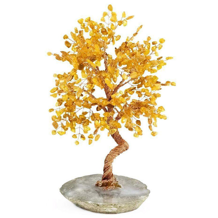 Árbol de protección del Feng Shui con ámbar de Olivenorma