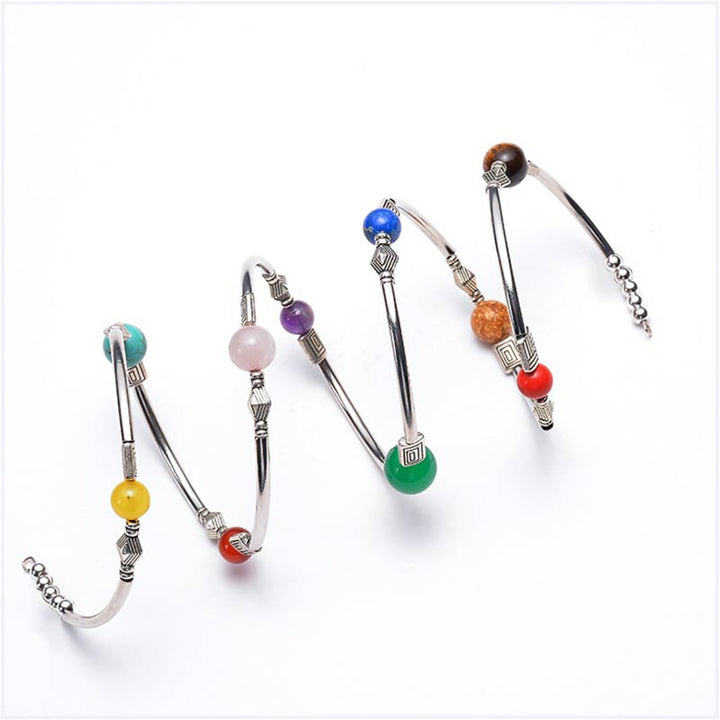 Pulsera de orgón con chakras de Olivenorma 