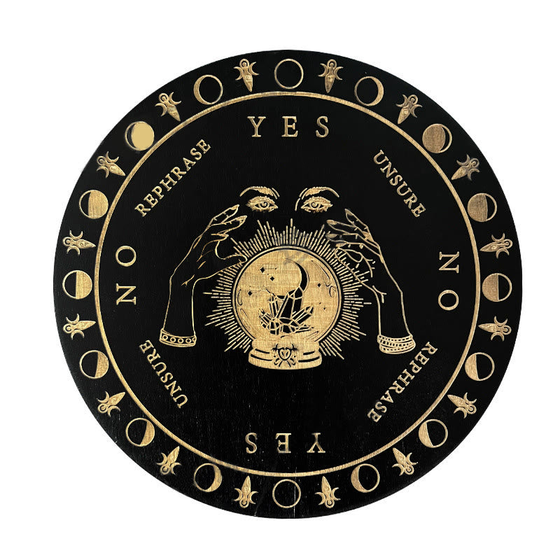 Carta del Tarot del juego de adivinación con péndulo de madera de Olivenorma
