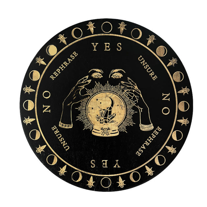 Carta del Tarot del juego de adivinación con péndulo de madera de Olivenorma
