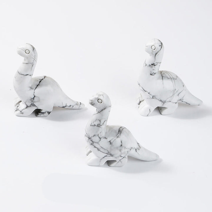 Adorno para el hogar con forma de dinosaurio de cristal de 2,5 pulgadas de Olivenorma