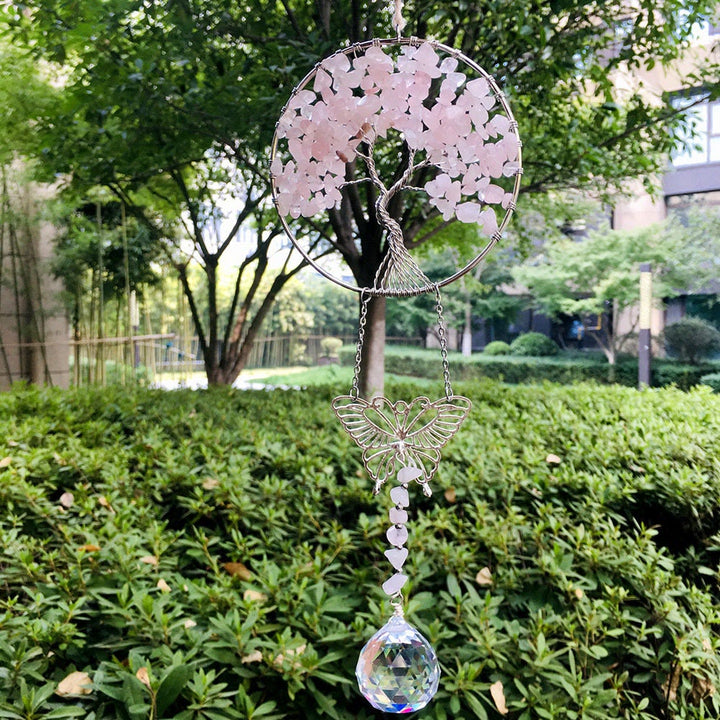 Adorno colgante de mariposa del árbol de la vida de Olivenorma