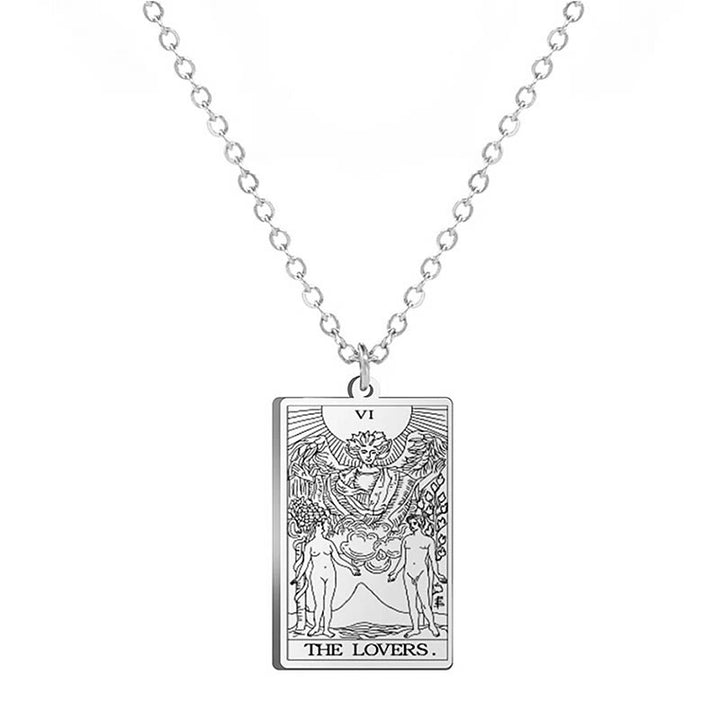 Collares de tarot de acero inoxidable de Olivenorma