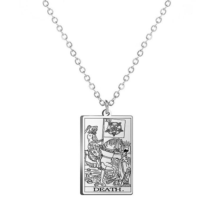 Collares de tarot de acero inoxidable de Olivenorma
