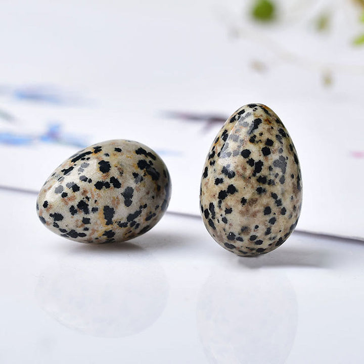Huevos de cristal naturales energéticos de Olivenorma 