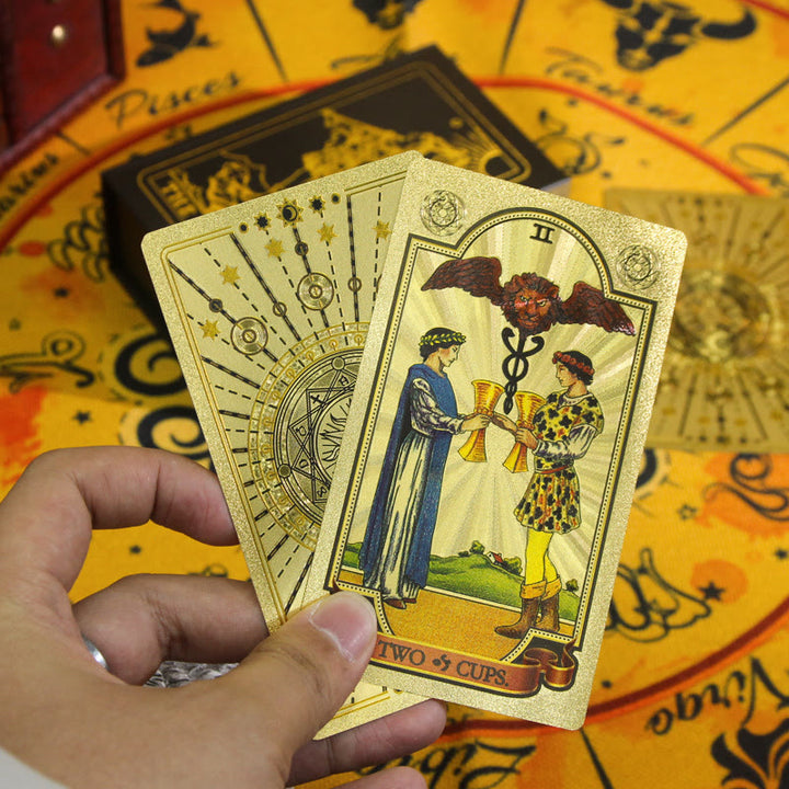 Cartas del Tarot Sol y Luna de Olivenorma 80ps "El Loco" Waite