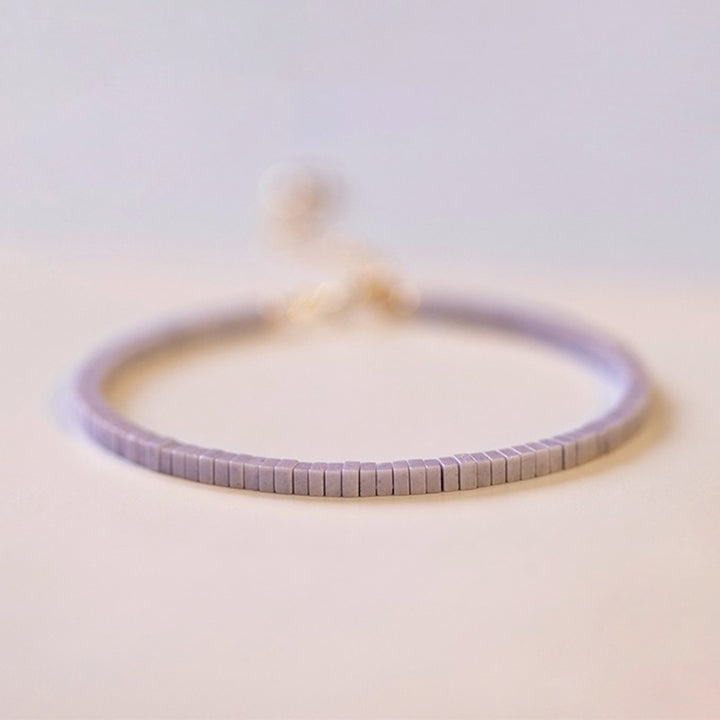 Pulsera de piedras preciosas curativas de lepidolita: piedra del amante