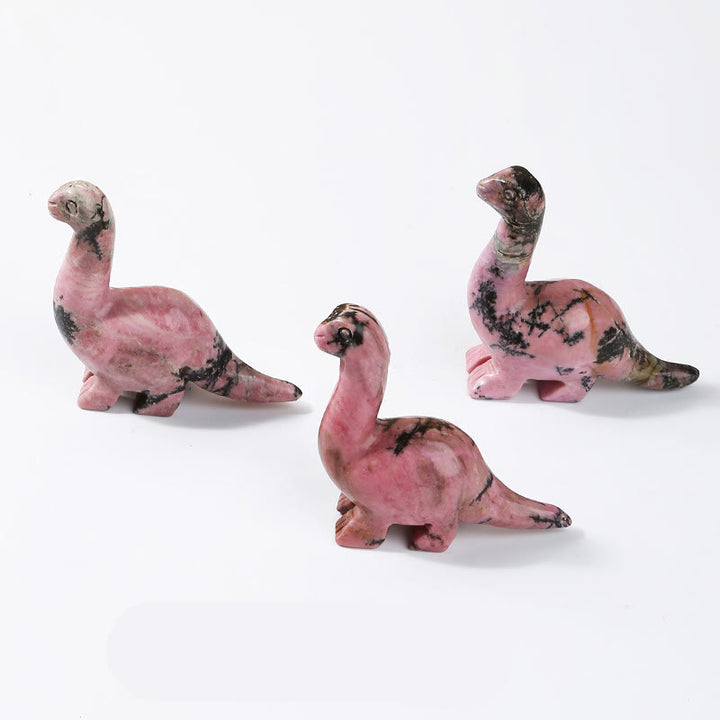 Adorno para el hogar con forma de dinosaurio de cristal de 2,5 pulgadas de Olivenorma