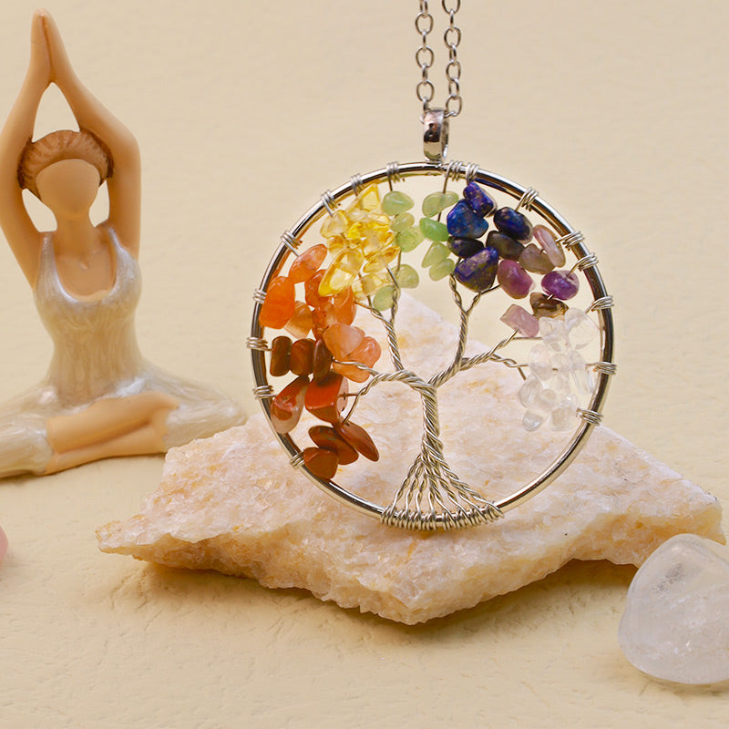 Collar de sanación de chakras con orgón de Olivenorma 
