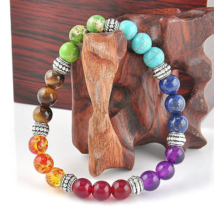 Pulsera de orgón con chakras de Olivenorma 