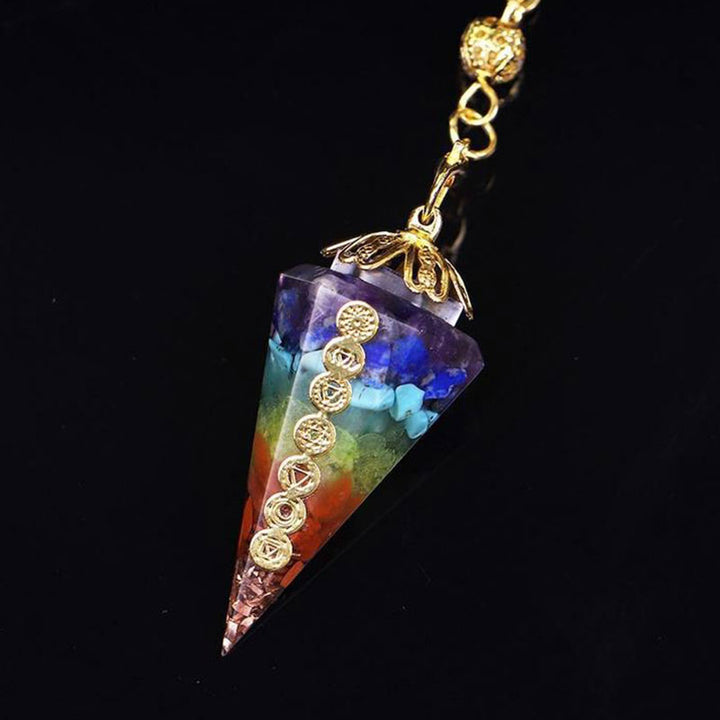 Péndulo de adivinación Olivenorma Chakra Orgone