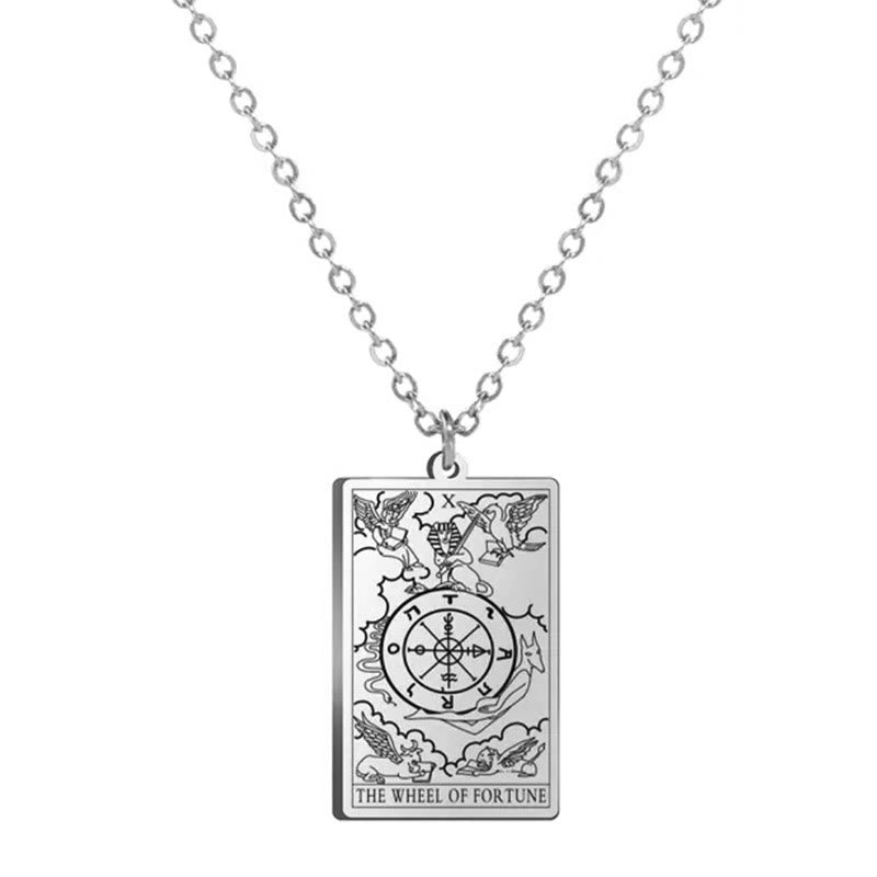 Collares de tarot de acero inoxidable de Olivenorma