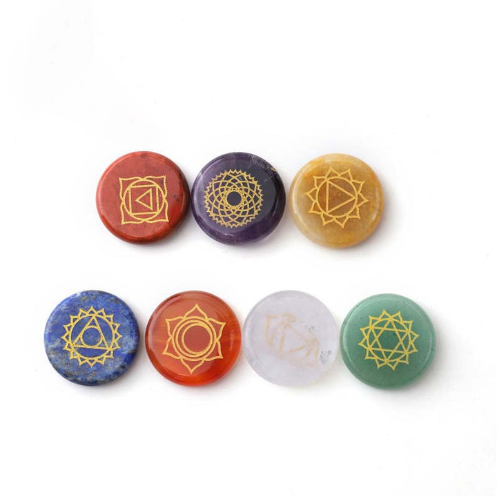 Juego de cristales para la curación de chakras