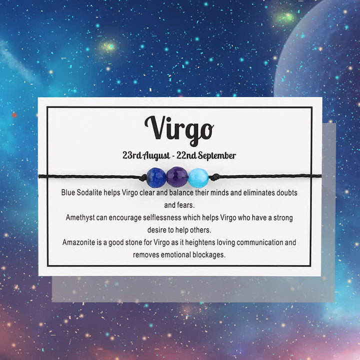 Pulsera mágica de 12 estrellas con cuentas de cristal.