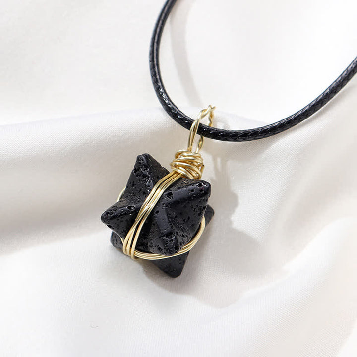 VEHÍCULO DE LUZ DIVINA - Collar Merkaba de Cristal 