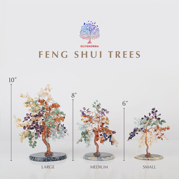 Olivenorma irradia amor: árbol de cuarzo rosa Feng Shui