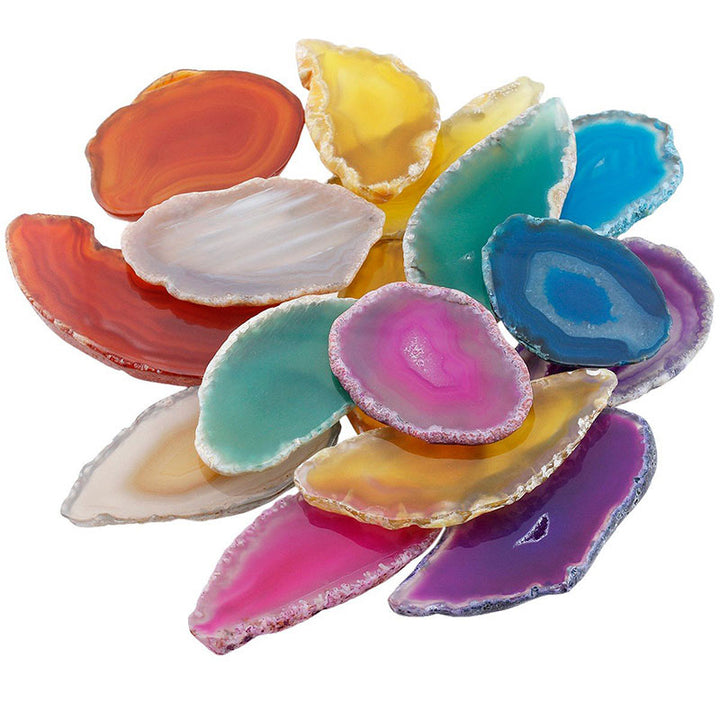 Piedras preciosas decorativas de ágata laminada natural de Olivenorma