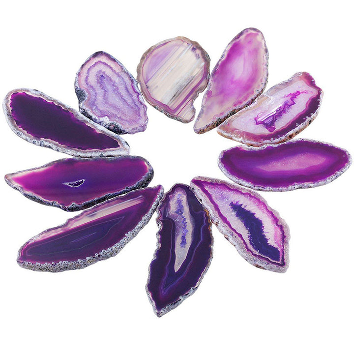 Piedras preciosas decorativas de ágata laminada natural de Olivenorma