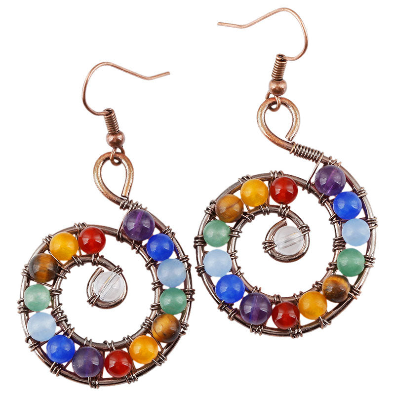Pendientes de orgón de los chakras 