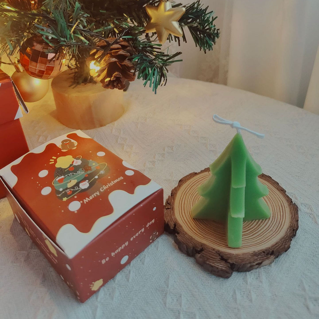 Vela de árbol de Navidad tallada de Olivenorma 