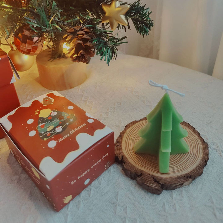 Vela de árbol de Navidad tallada de Olivenorma 