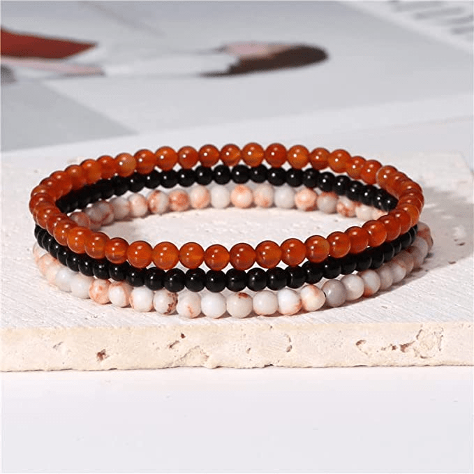 Pulsera de ágata roja Olivenorma para protegerse de las energías negativas