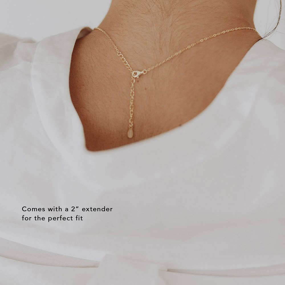 Collar personalizado con grabado circular para el Día de la Madre con nombre de Olivenorma