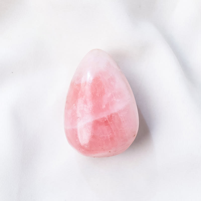 Piedra natural pulida en forma de gota de cristal natural Olivenorma
