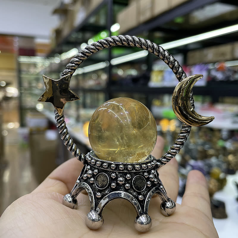 Adornos decorativos con forma de estrella y luna de Olivenorma.