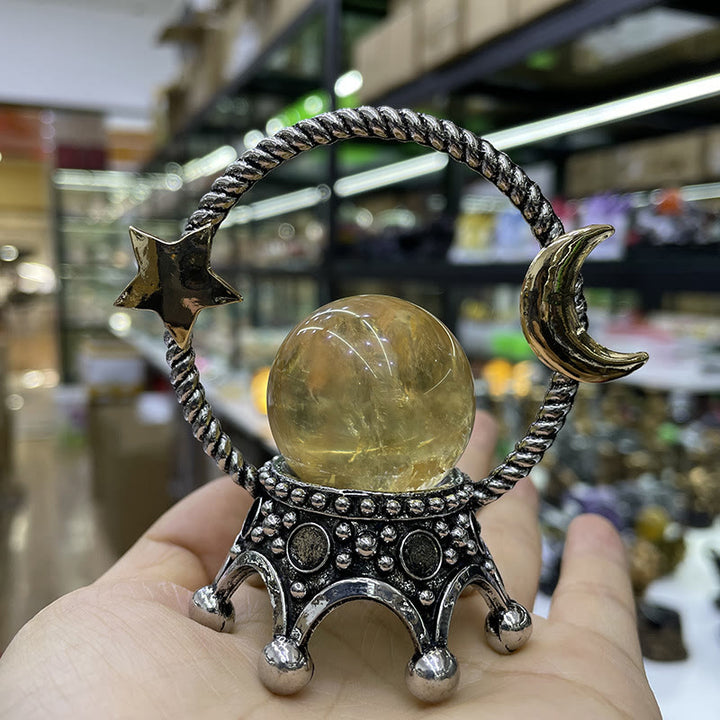 Adornos decorativos con forma de estrella y luna de Olivenorma.