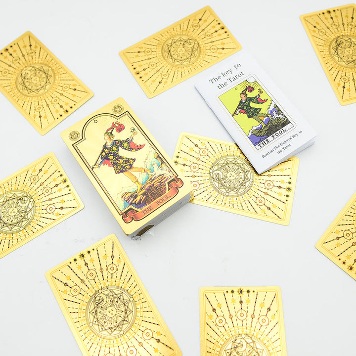 Cartas del Tarot Sol y Luna de Olivenorma 80ps "El Loco" Waite