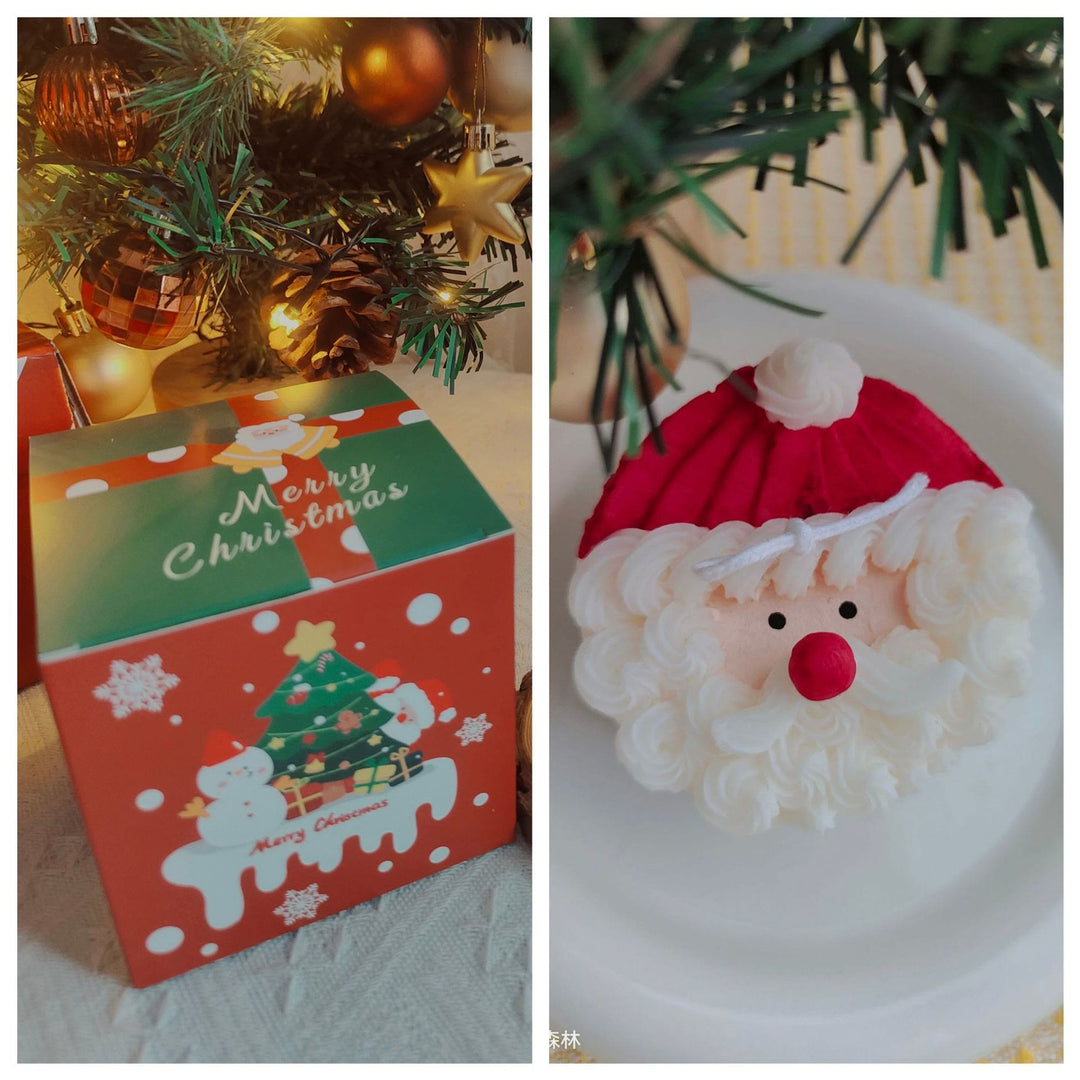 Vela modelo galleta pastel navidad Olivenorma