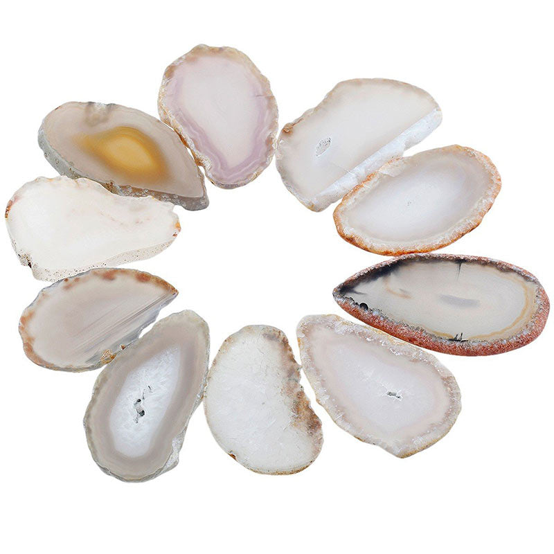 Piedras preciosas decorativas de ágata laminada natural de Olivenorma