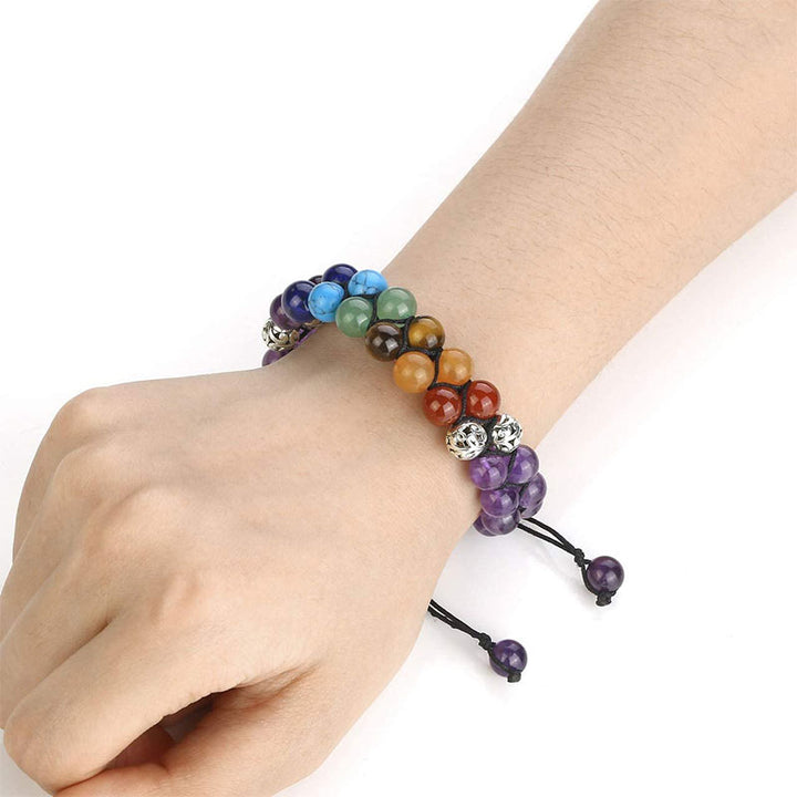 Pulsera de sanación de chakras con orgón de Olivenorma 