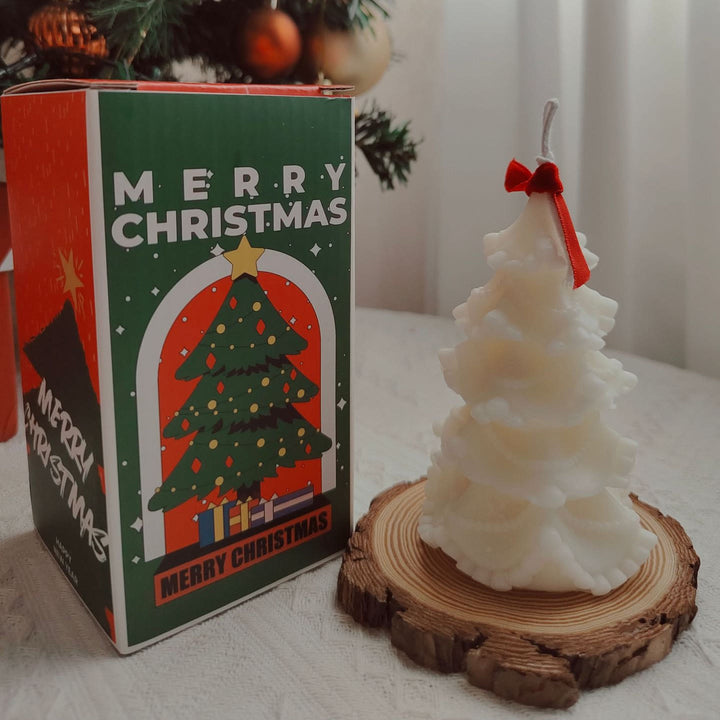 Vela de árbol de Navidad tallada de Olivenorma 
