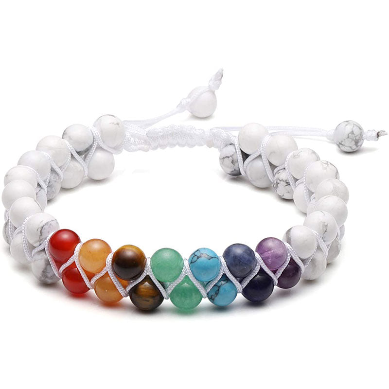 Pulsera de sanación de chakras con orgón de Olivenorma 