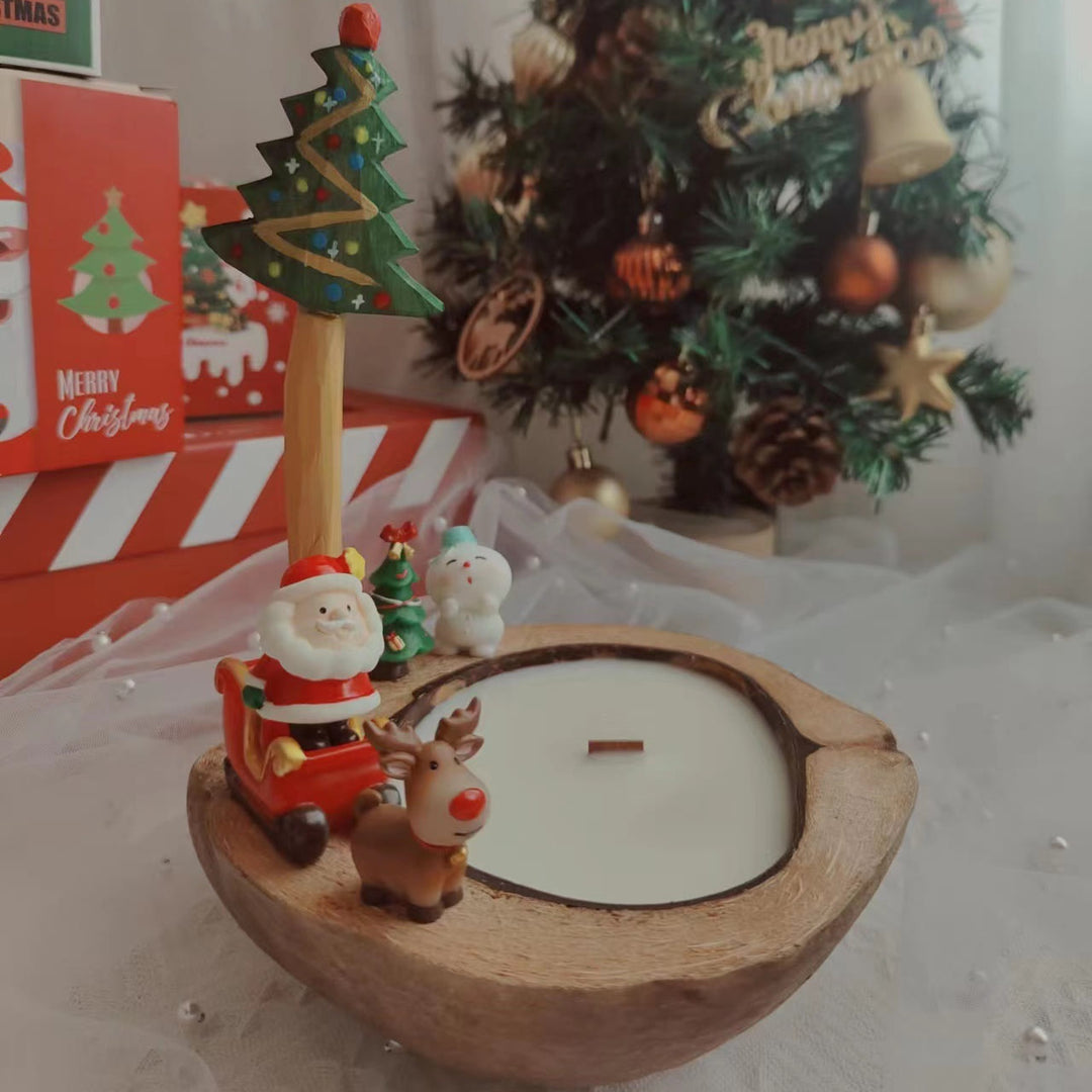 Vela modelo galleta pastel navidad Olivenorma