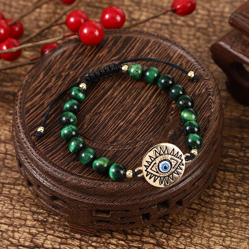 Pulsera de protección contra el mal de ojo de tigre