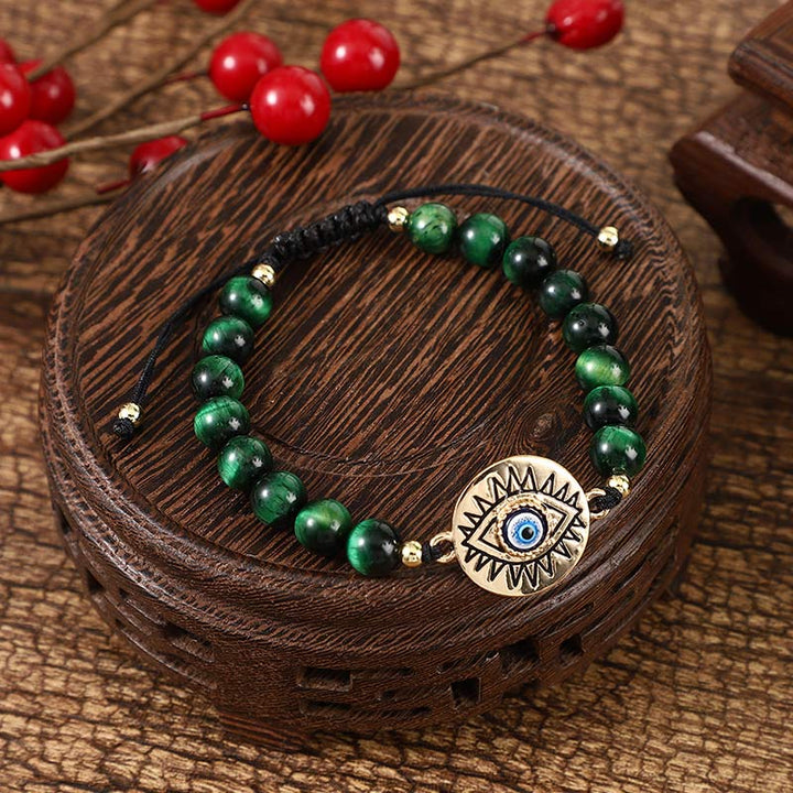 Pulsera de protección contra el mal de ojo de tigre